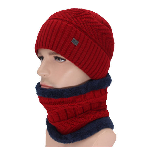 Hat Autumn and Winter Knitted Woolen Hat