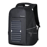 Solar charge outdoor double shoulder bag