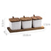 Household Seasoning Box Ceramic Seasoning Jar Set - Minihomy