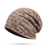 English alphabet beanie hat