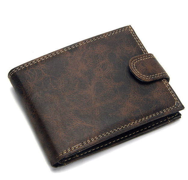 Leather PU Bifold Short Wallets - Minihomy