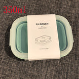 Silicone Lunch Box Crisper Tableware Dining Plate With Cover