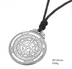 Creative Life Flower Tag Solomon Amulet Necklace