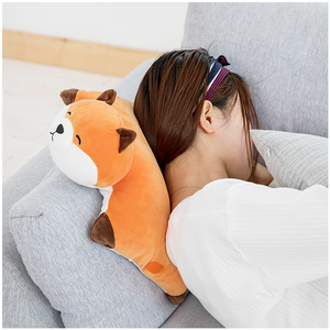 Fox plush pillow