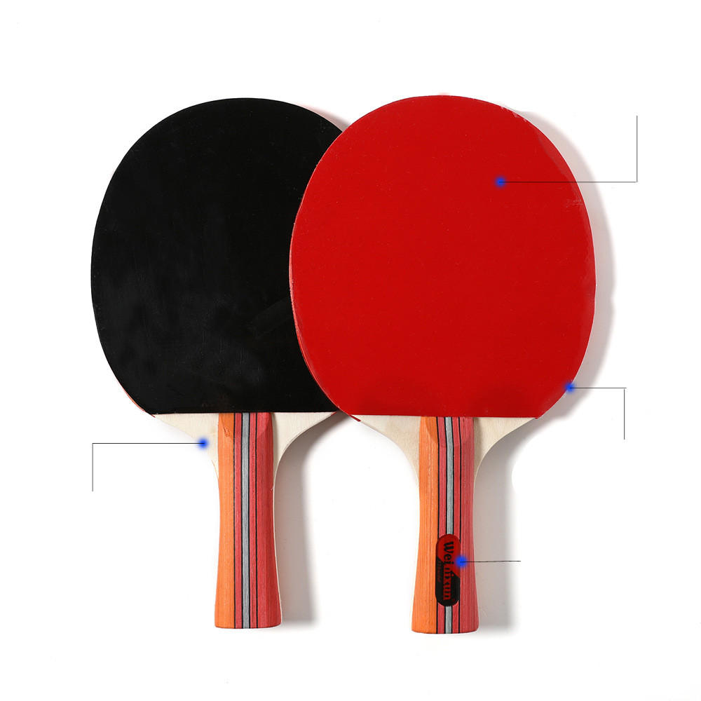 Double reverse rubber horizontal racket ping pong racket - Minihomy