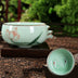 Celadon Hand-painted Ceramic Teacup Kung Fu Tea Set Carp Creative