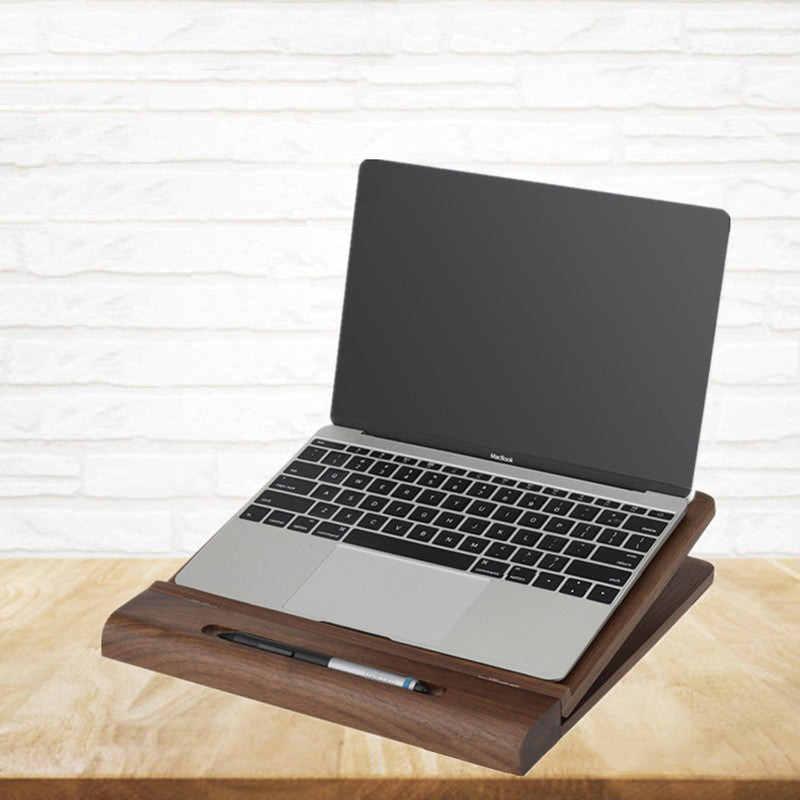 Notebook Computer Stand Solid Wood Foldable Portable