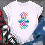 Eye Pineapple T-shirt Women - Minihomy