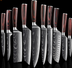 Carpenter's Special Knife Set: 6 & 8 Piece Chef Knives for Cooking - Minihomy