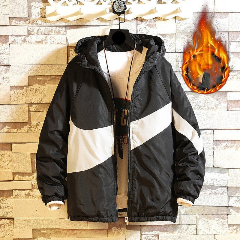 Cotton Jacket Men's Jacket Plus Cotton Casual Jacket