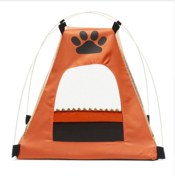 Breathable pet tent foldable portable dog cat home washable dog kennel - Minihomy