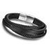 Bracelets & Bangles Men Stainless Steel Leather Bracelets - Minihomy