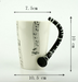 Creative Music Violin Style Guitar Ceramic Mug Coffee Tea Milk Stave Cups With Handle Coffee Mug Novelty Gifts - Minihomy