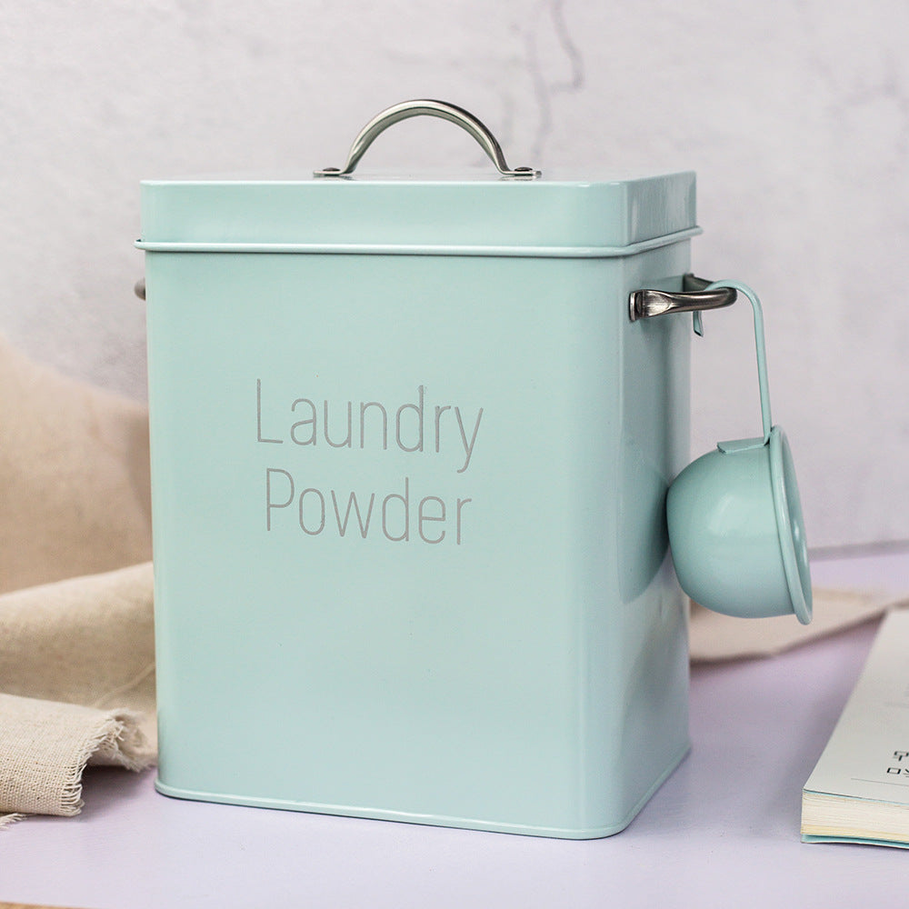 Nordic style washing powder bucket - Minihomy