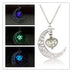 Glowing Pendant Necklaces Silver Plated Chain Necklaces - Minihomy