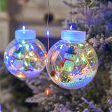 Curtain Lights Decorate Christmas Tree Pendants