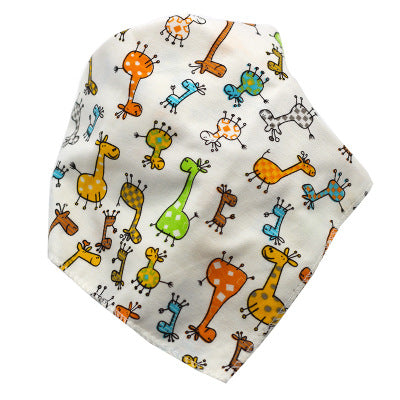 Baby Bibs Waterproof Triangle Cotton Cartoon Child Baberos Bandana Bibs - Minihomy