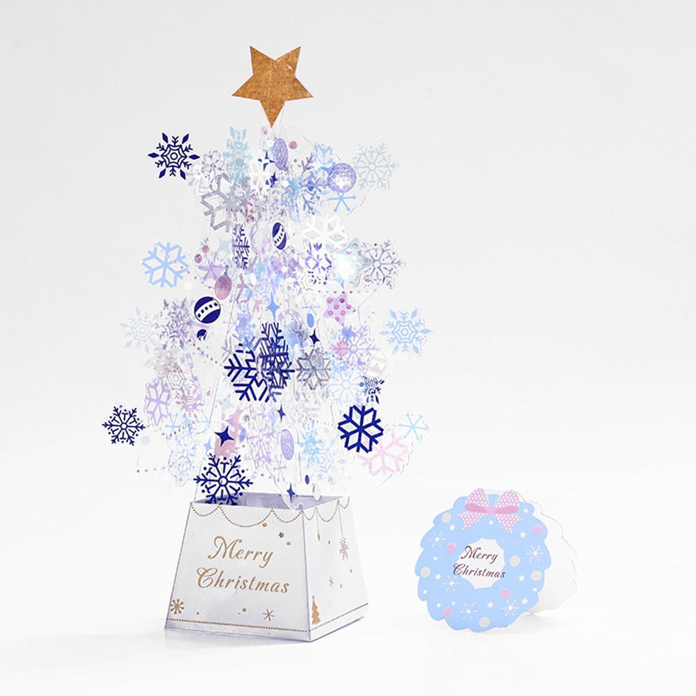 Christmas Tree Pop-Up 3D Card - Minihomy