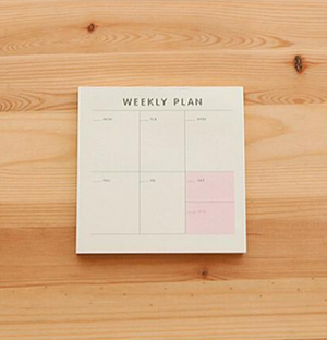 Weekly Monthly Work Planner - Minihomy