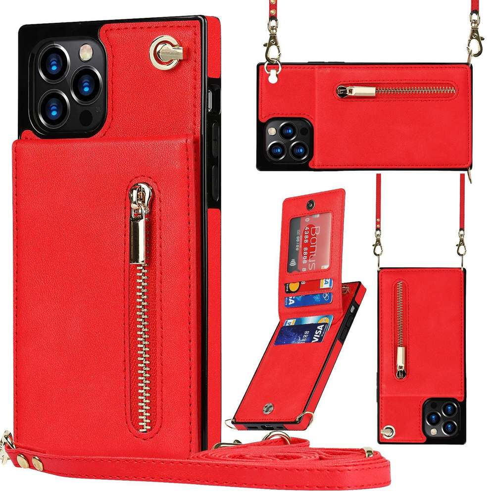 Mobile Phone Case Leather Messenger Protective Cover - Minihomy