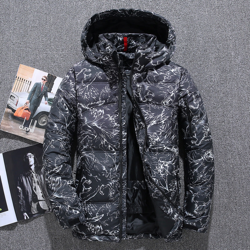 Men's Down Jacket Trend Thickened Cold-proof