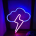 Led Cloud Lightning Neon Light Creative Wall Hanging - Minihomy