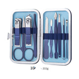 Professional Scissors Nail Clippers Set with Ear Spoon, Dead Skin Pliers, and Nail Cutting Pliers