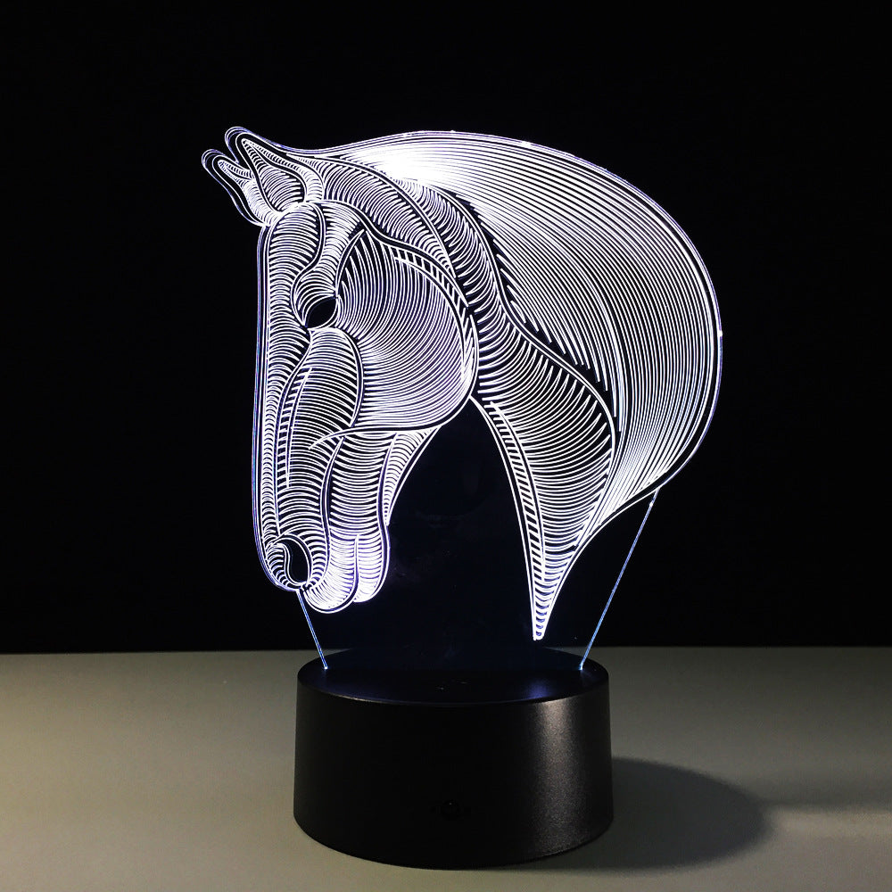 Horse's head LED night lights - Minihomy