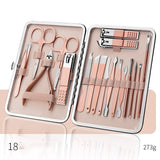 Professional Scissors Nail Clippers Set with Ear Spoon, Dead Skin Pliers, and Nail Cutting Pliers