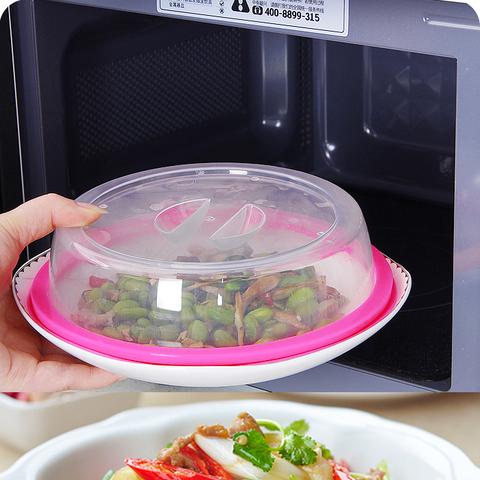 Universal Vacuum Air-tight Food Sealer Container Plate Platter Lid Cover Topper Dome, Stackable, Safe for Microwave