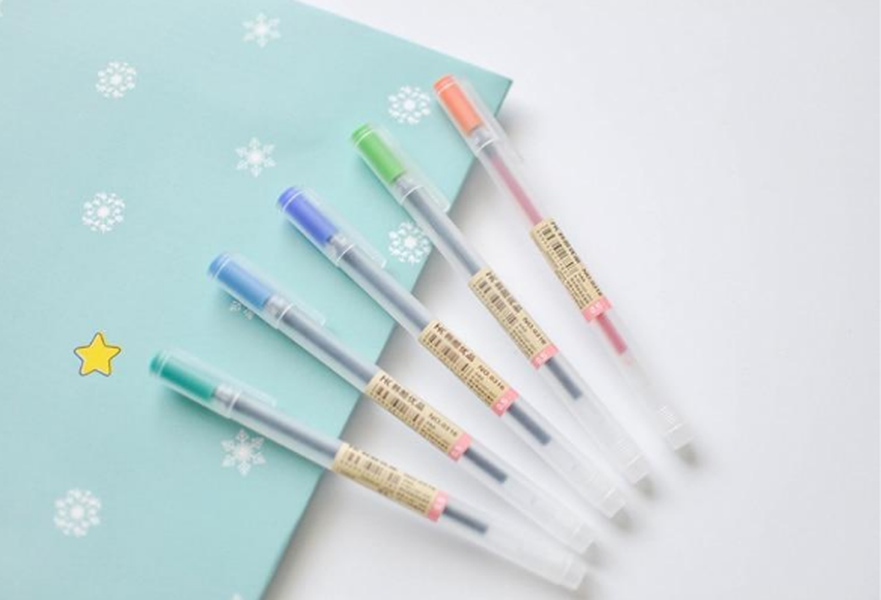 12 PieceMuji Gel Pen Set - Minihomy