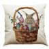 Easter Bunny Cotton And Linen Pillowcase - Minihomy