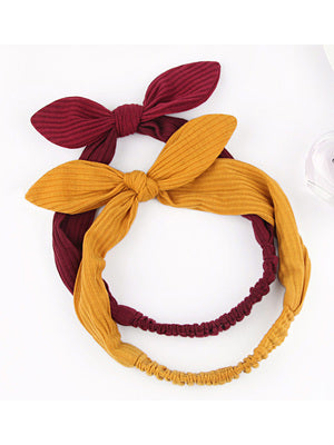 Bow elastic headband