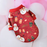 Christmas Dog Clothes Cartoon Pet Supplies