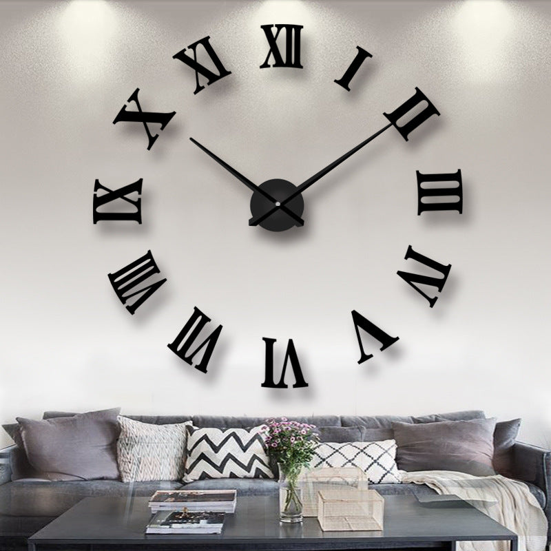 Creative Wall Mirror Clock - Modern Decor & Timepiece - Minihomy