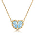 Women's Heart Shaped Crystal Necklace