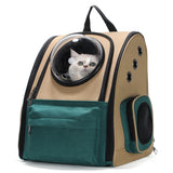 Cat Dog Out Door Portable Backpack Dog Cat astronaut transport travel carrying capsule tote double shoulder canvas bag - Minihomy