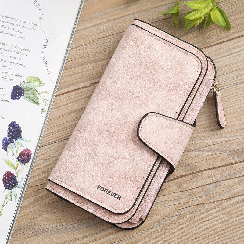 Matte PU leather multi-function wallet - Minihomy