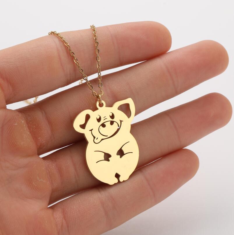 Ins Light Luxury Personality Cute Cartoon Animal Pendant Necklace - Minihomy