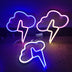 Led Cloud Lightning Neon Light Creative Wall Hanging - Minihomy