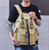 Influx street canvas backpack unisex backpack retro leisure travel bag large capacity bag - Minihomy