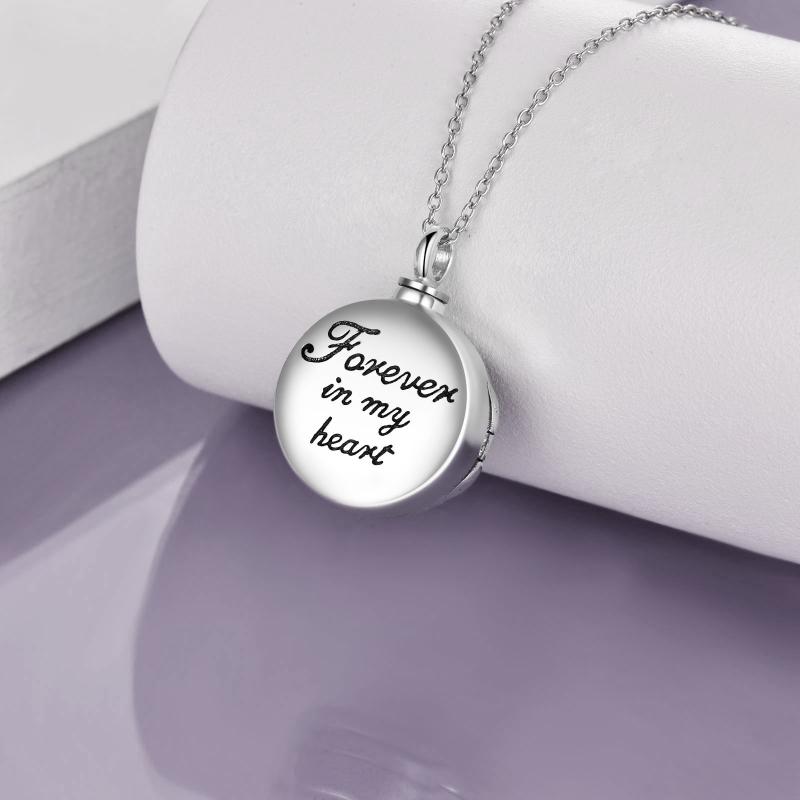 Locket Necklace Sterling Silver I Love You To The Moon And Back - Minihomy