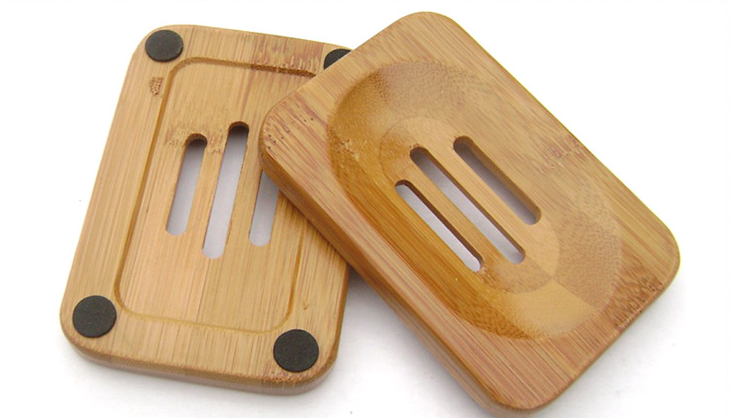 Soap box, handmade bamboo wooden soap holder, mildewproof bamboo soap holder