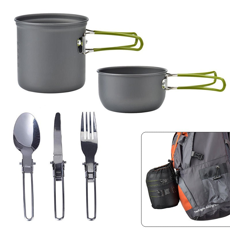 Outdoor Portable Camping Cooker With Cutlery - Minihomy