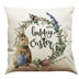 Easter Bunny Cotton And Linen Pillowcase - Minihomy