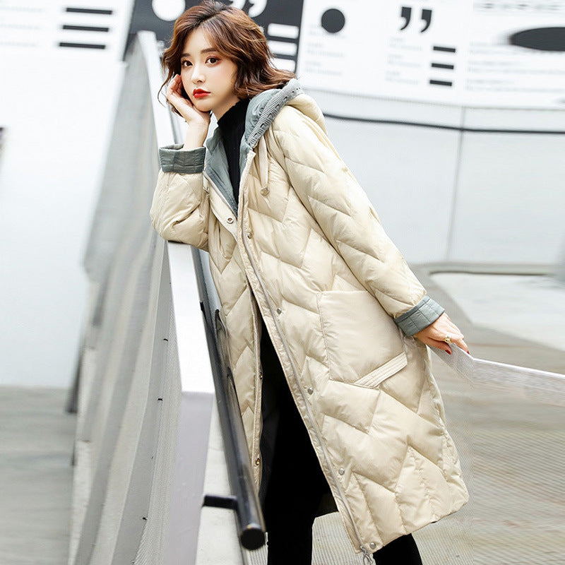 Women's Mid-length Loose Warm Jacket