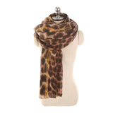 Leopard-Print Cashmere Women's Scarf Shawl: Unleash Your Wild Elegance