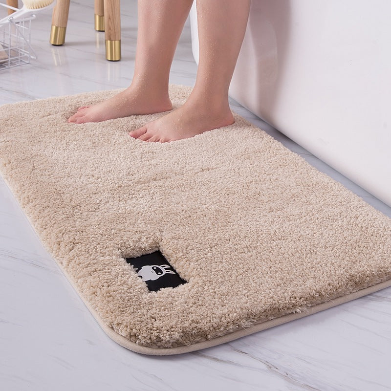 High wool thick bathroom toilet carpet - Minihomy