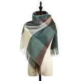 Cashmere Tassel Thickened Cold And Warm Scarf