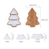 4Pcs Christmas Tree Ceramic Plates - Minihomy